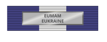 Pasador de Condecoración Medalla de la EUMAM UKRAINE (Planificación y Logística)