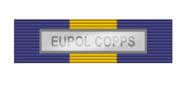 Pasador de Condecoración Medalla de la UE Operaciones ( EUPOL COPPS )