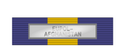 Pasador de Condecoración Medalla de la UE Operaciones ( EUPOL AFGANISTÁN )