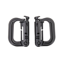 Mosquetones Fastener PVC 2 piezas Arido, Negro o Verde