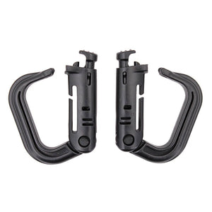 Mosquetones Fastener PVC 2 piezas Arido, Negro o Verde