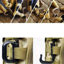 Mosquetones Fastener PVC 2 piezas Arido, Negro o Verde