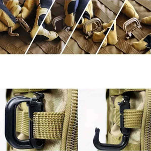 Mosquetones Fastener PVC 2 piezas Arido, Negro o Verde