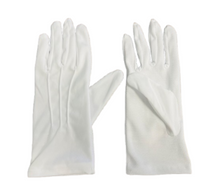 Guantes Blancos Gala Antideslizante Reglamentarios "Talla Unica" (Original ET)