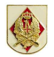 Distintivo Regimiento de Infantería Inmemorial del Rey nº 1 "Fondo blanco"