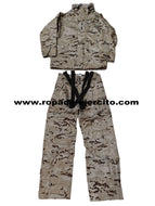 Traje intemperie arido pixelado "Talla M" (original de la Armada Española)