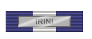 Pasador de Condecoración Medalla de la Planificación y Logística ( IRINI )