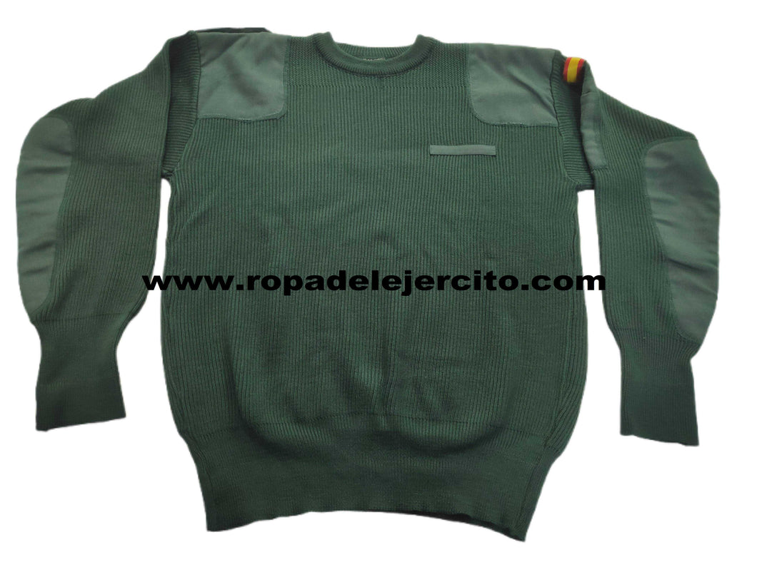 Jersey verde grueso 