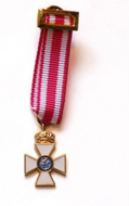 Medalla Miniatura Cruz San Hermenegildo