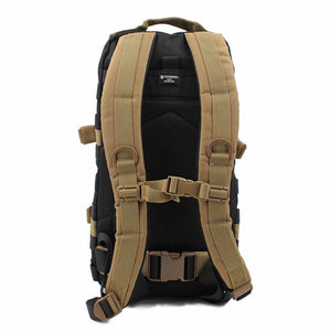 Mochila de asalto 20 o 36 litros Negra/Tan