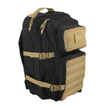 Mochila de asalto 20 o 36 litros Negra/Tan