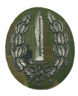 Parche de pecho GOE verde pixelado y negro