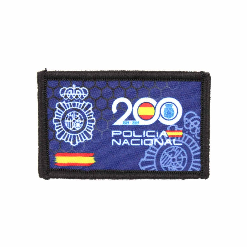 Parche rectangular Policía 200 aniversario
