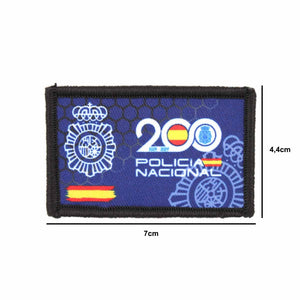 Parche rectangular Policía 200 aniversario