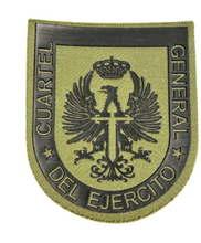 Parche de Brazo verde Cuartel General del Ejército