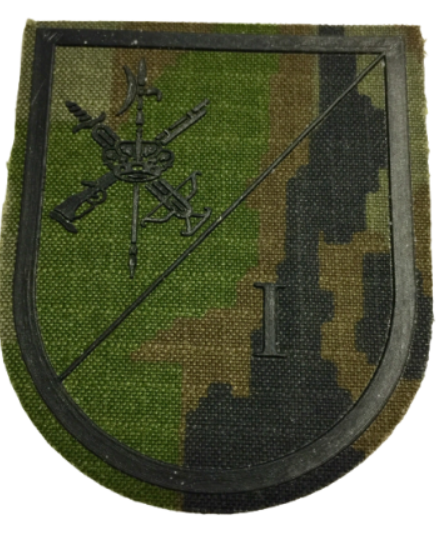 Parche de brazo Legión I Bandera Verde Pixelado Boscoso