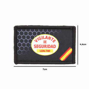 Parche rectangular Vigilante de Seguridad