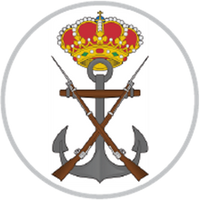 Pin Ejercito de Tierra bisel plateado de Varios Cuerpos