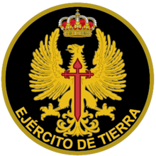 Pin Ejercito de Tierra bisel plateado de Varios Cuerpos