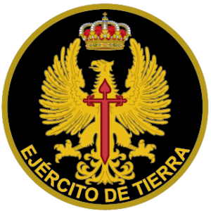 Pin Ejercito de Tierra bisel plateado de Varios Cuerpos