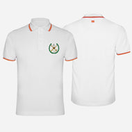 Polo Blanco Con Bandera Bordado Legión Española