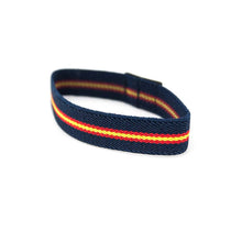 Pulsera Elastica España Borgoña Centro Negro Marino
