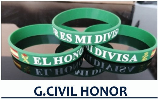 Pulsera Guardia Civil verde 