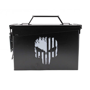 Caja metalica fina cal.30 nueva Punisher negra