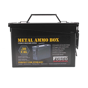 Caja metalica fina cal.30 nueva Punisher negra