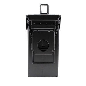 Caja metalica fina cal.30 nueva Punisher negra