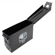 Caja metalica fina cal.30 nueva Punisher negra