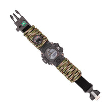 Reloj Digital Paracord Multicam