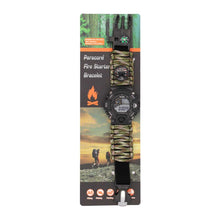 Reloj Digital Paracord Multicam