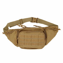 Riñonera Molle Coyote Con Velcro Para Pistola