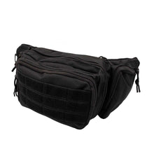 Riñonera Molle Negra Con Velcro Para Pistola