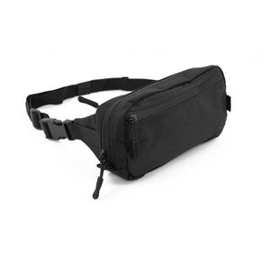 Riñonera tactica rectangular negra