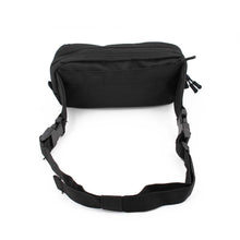 Riñonera tactica rectangular negra