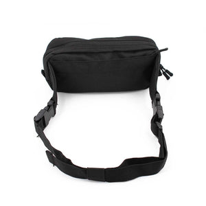 Riñonera tactica rectangular negra