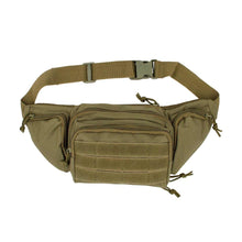Riñonera Molle Verde Con Velcro Para Pistola