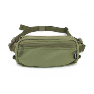 Riñonera tactica rectangular verde