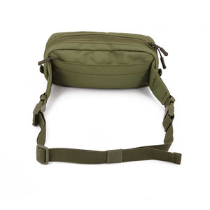 Riñonera tactica rectangular verde