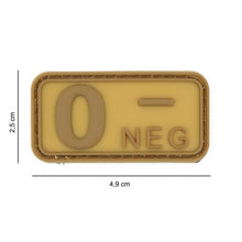 Parche PVC Sanguíneo "Modelo 2" 0- Tan