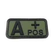 Parche PVC Sanguíneo "Modelo 2" A+ verde