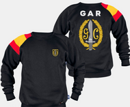 Sudadera Negra Con Bandera "GAR"