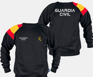 Sudadera Negra Con Bandera "GUARDIA CIVIL"