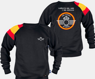 Sudadera Negra Con Bandera "EJERCITO DEL AIRE"