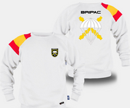 Sudadera BLANCA Con Bandera "BRIPAC"