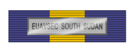Pasador de Condecoración Medalla de la UE Operaciones ( EUAVSEC SOUTH SUDAN )