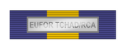 Pasador de Condecoración Medalla de la UE Operaciones ( EUFOR TCHAD/RCA)