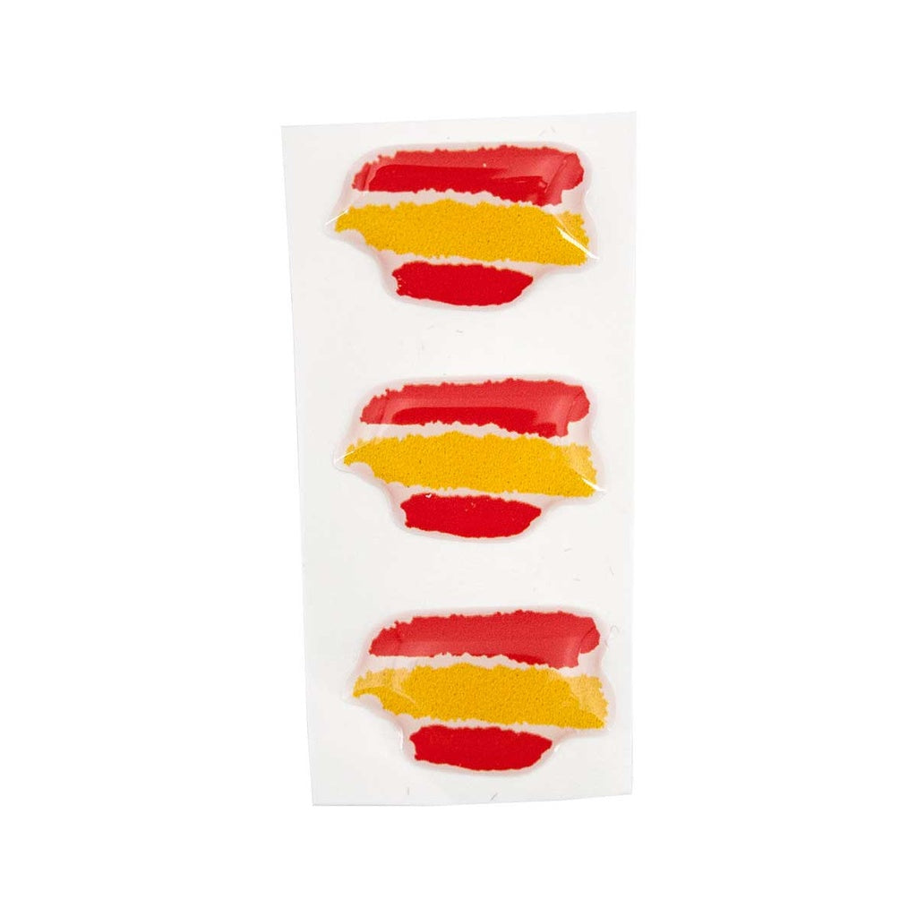 3 pegatinas abultadas pequeñas Trazos España